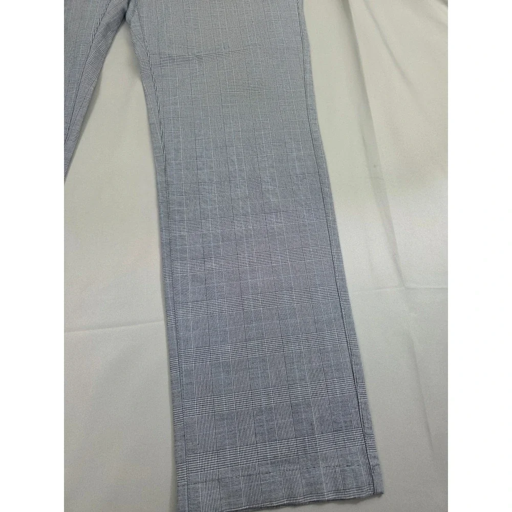 Banana Republic Aiden Fit Mens 34x32 Blue Glen Plaid Cotton Chino Pants Slim
